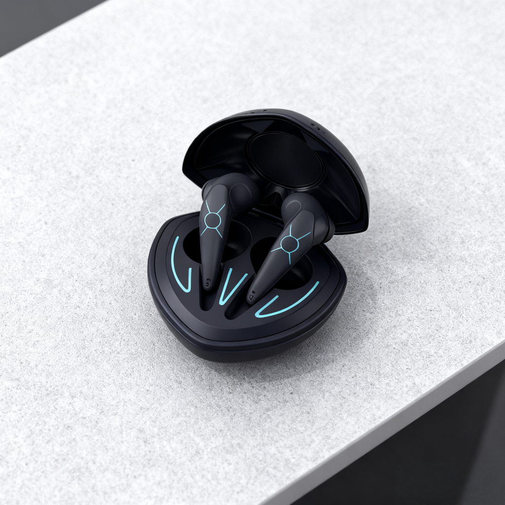 Long-Lasting Wireless Gaming Earbuds – Dual Color