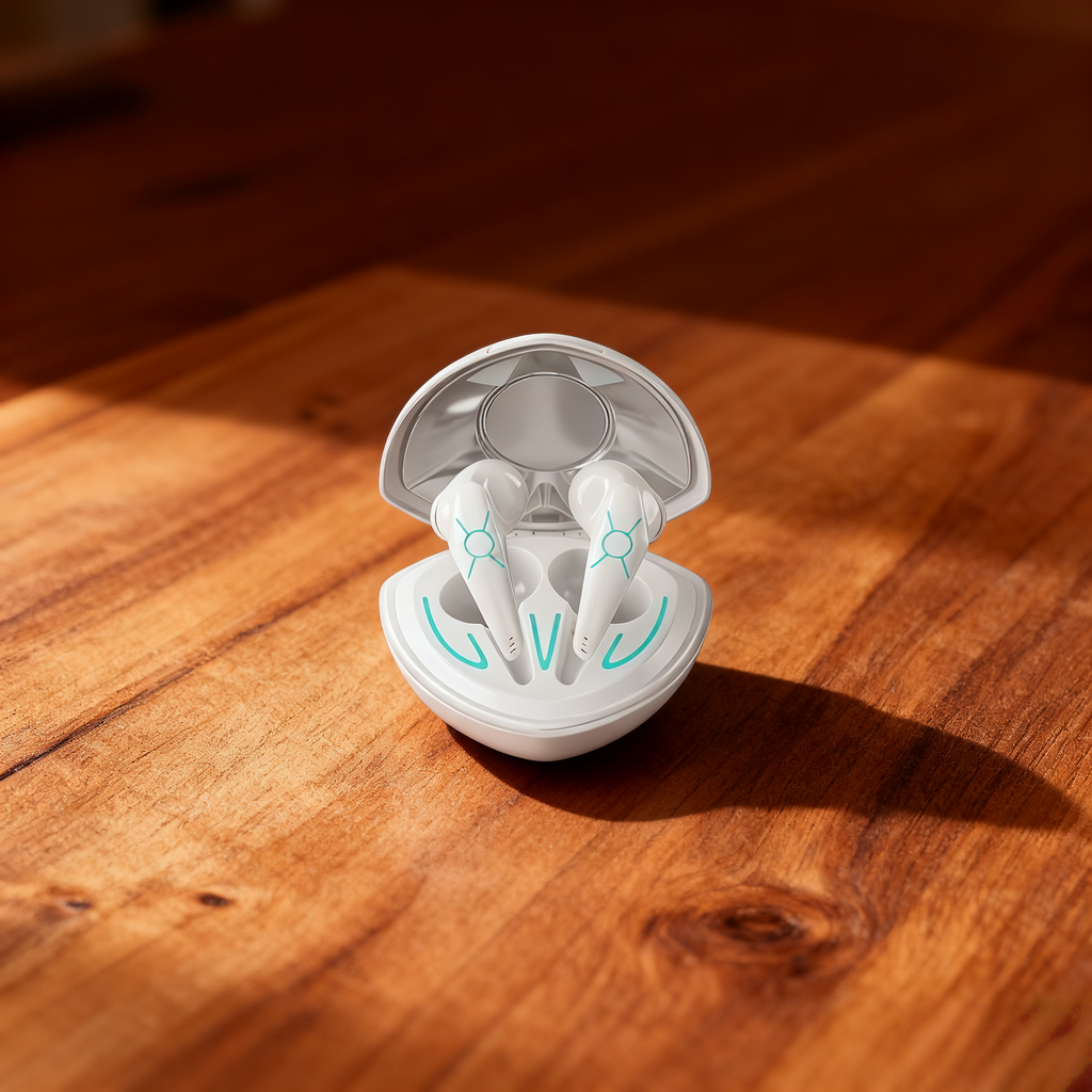 Long-Lasting Wireless Gaming Earbuds – Dual Color