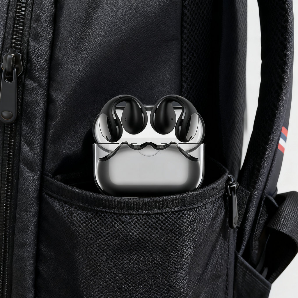 True Wireless Ear-Clip Bluetooth Earbuds – Dual Color