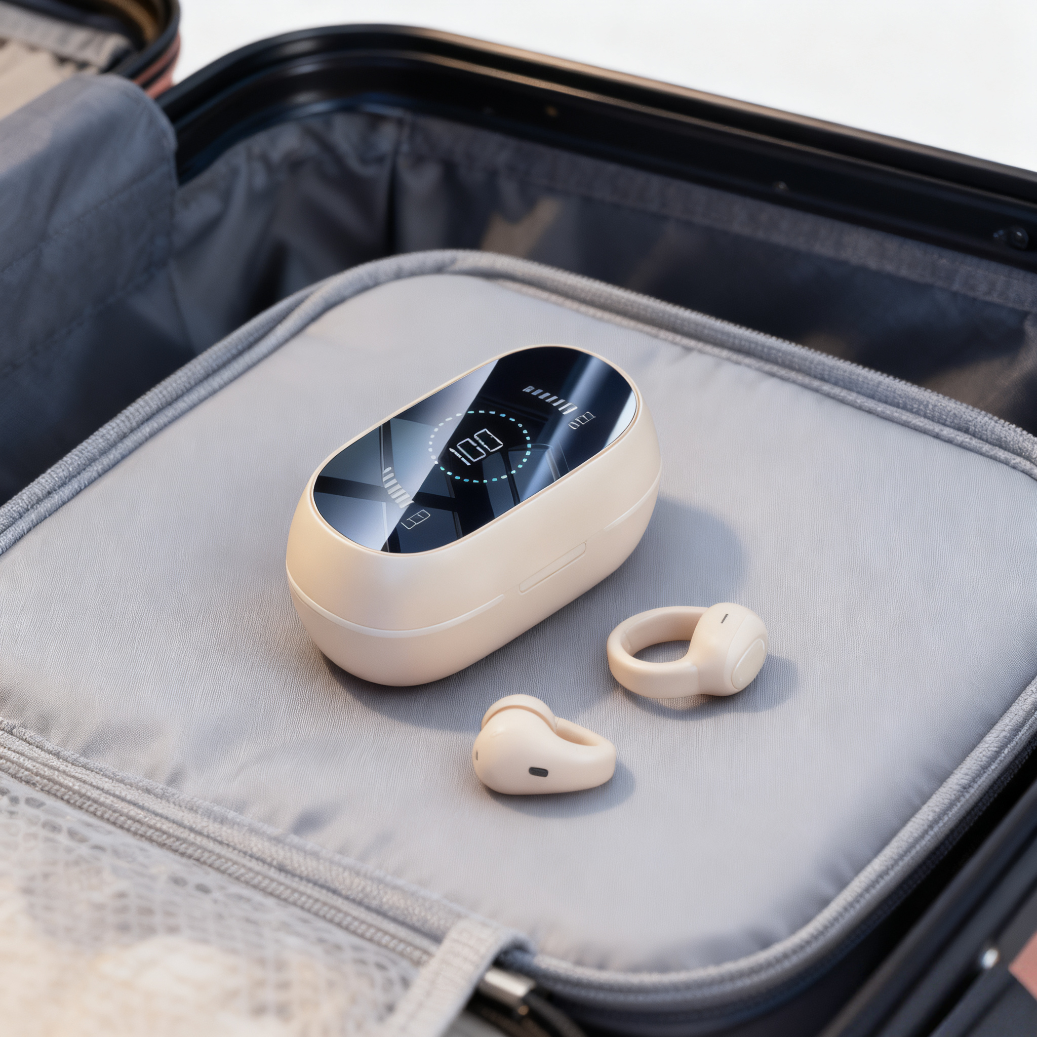 Bone Conduction Wireless Ear-Clip Bluetooth Earbuds – Dual Color