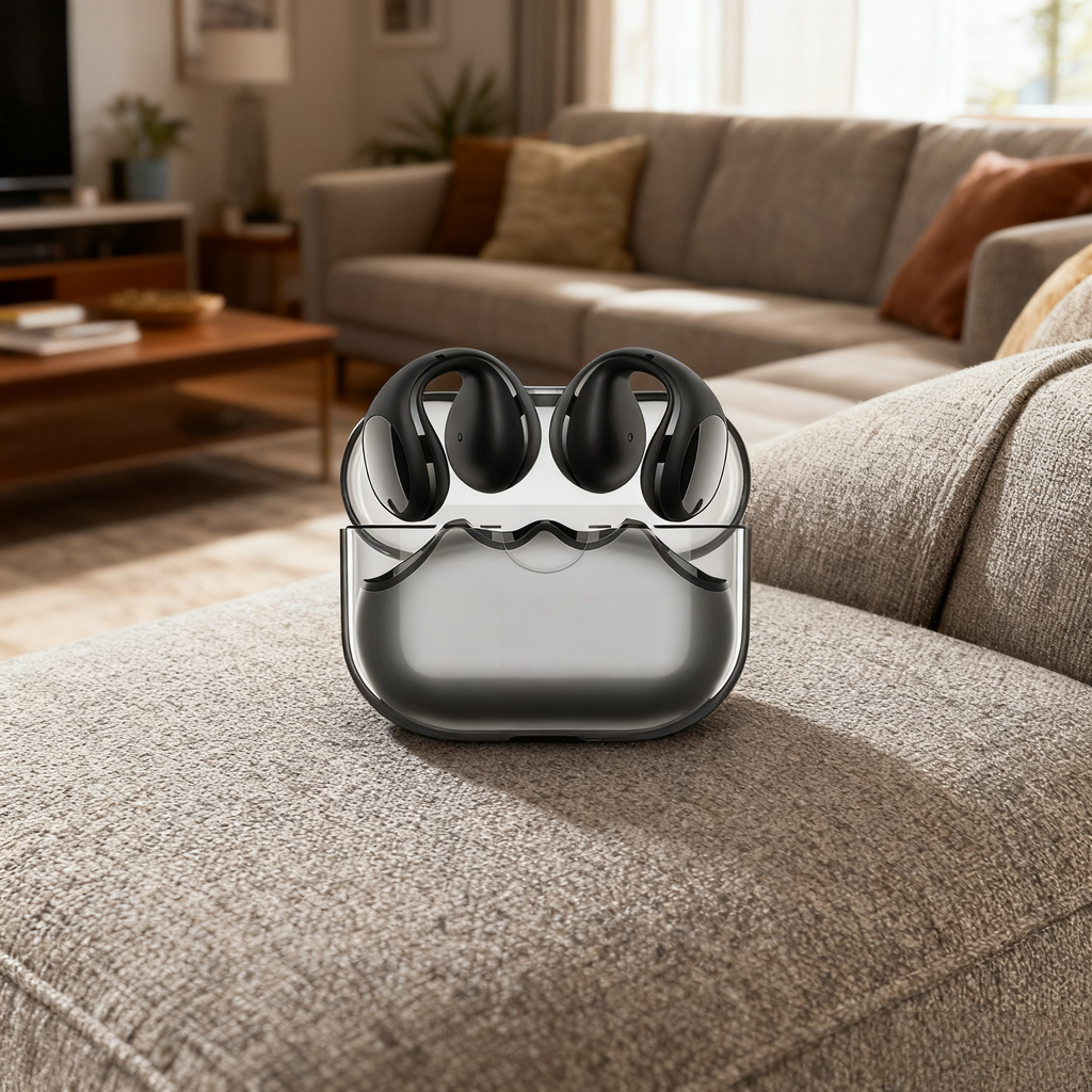 True Wireless Ear-Clip Bluetooth Earbuds – Dual Color