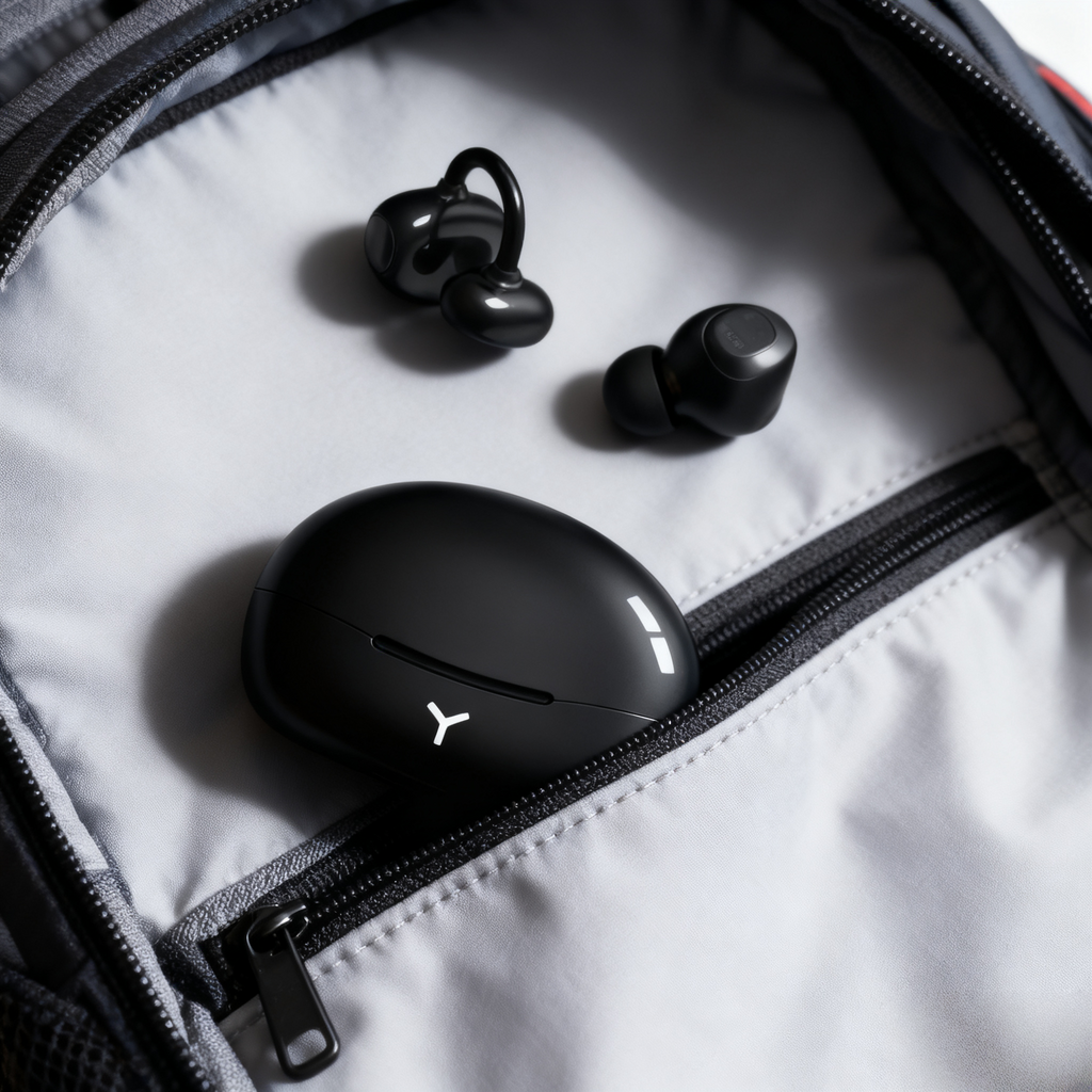 Open-Ear Sports Bluetooth Earbuds – Ear-Clip Design