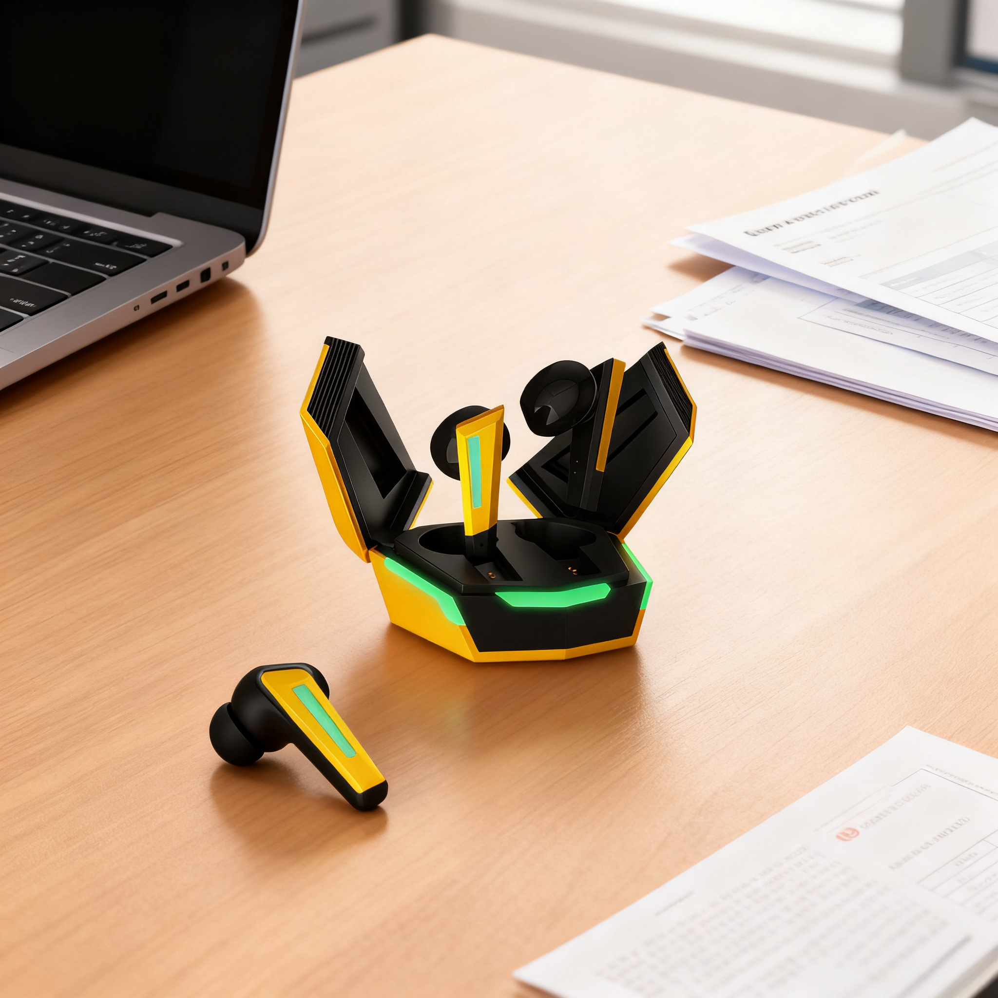 Racing Door Wireless Gaming Bluetooth Earphones