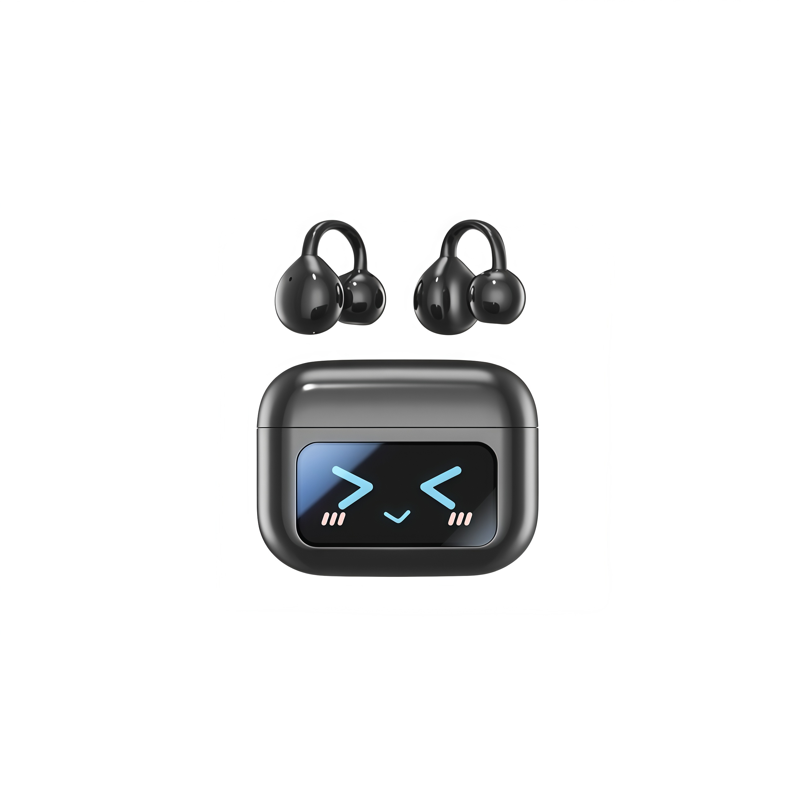 Wireless Open-Ear Bone Conduction Earbuds with Touch Screen – Dual Color